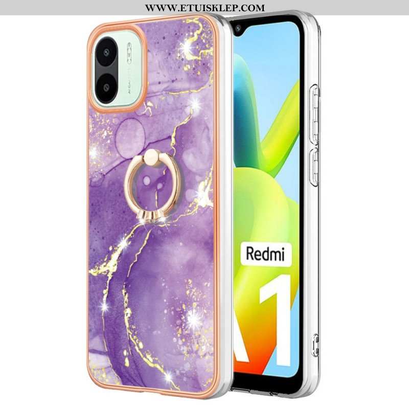 Etui do Xiaomi Redmi A1 Marmur Ze Wspornikiem Pierścienia